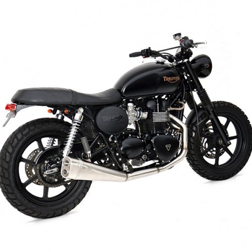 échappement basse racing en scrambler