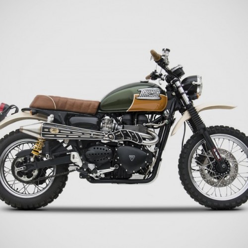 Ligne Zard Gold Edition Homologuée Catalysée 2008/2015 - Scrambler - Triumph