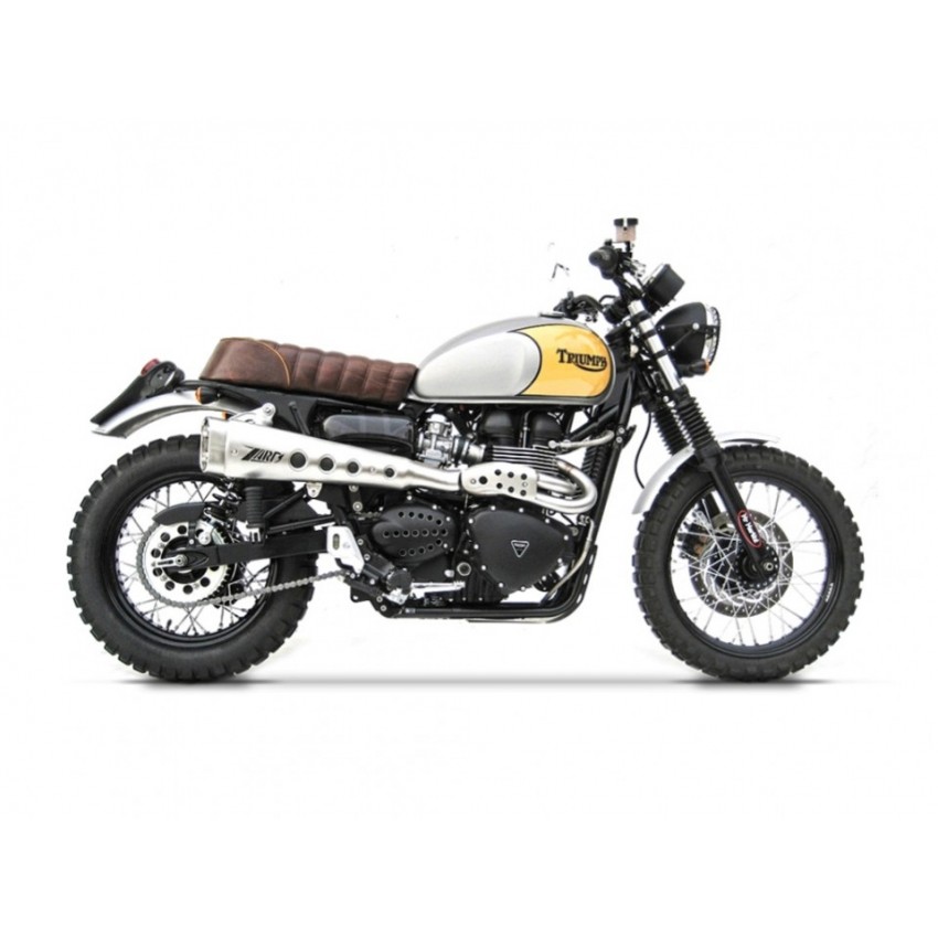 Ligne Zard Short Homologuée Position Haute 2008/2015 - Scrambler - Triumph