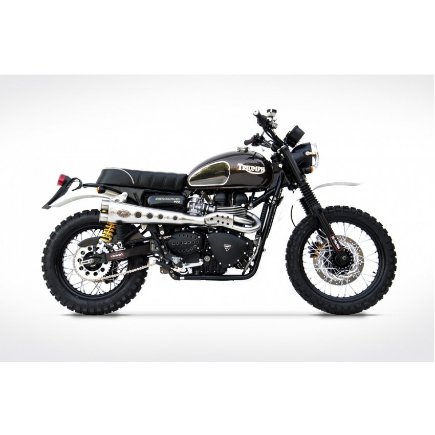 Ligne Zard Short Racing Special Edition Position Haute 2008/2015 - Scrambler - Triumph