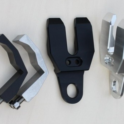 Lot De 4 Supports Pour Clignotants Arrière De Moto - Pour Trous De 12 Mm (cligno) Et 26 Mm (amortisseur)