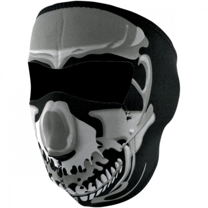 Full face mask Skull Chrome ZAN