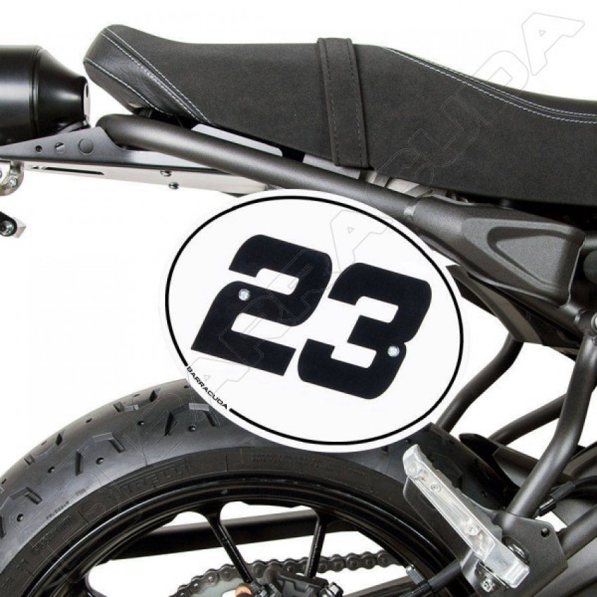 Kit plaques numéro Barracuda - XSR700- Yamaha