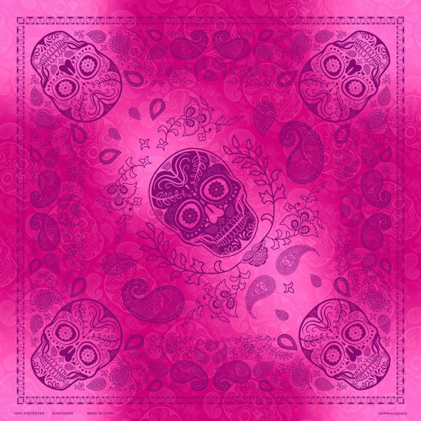 Bandana Deluxe Skull Paisley ZAN