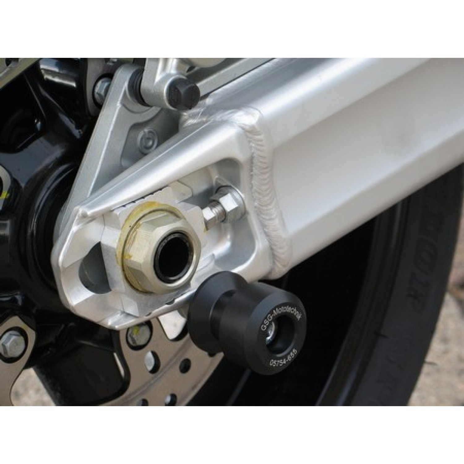 Béquille Moto Diablo Colorée - Support De Levage M6, Chrome, Couleur Rouge, Portable Et Robuste
