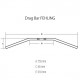 Guidon Drag Bar 22mm - 75cm Fehling 