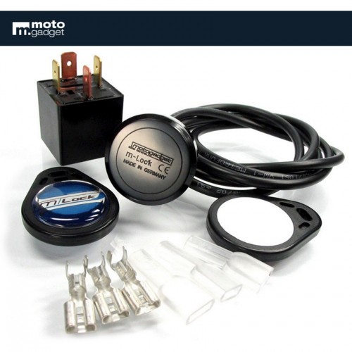 Contacteur sans clé Motogadget m.lock avec technologie RFID.