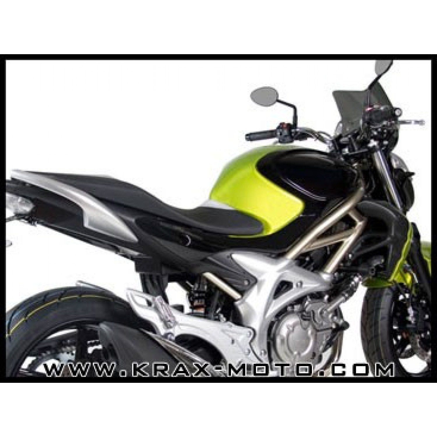 Support Plaque Immatriculation Moto Suzuki SV650 (2015-2021) - Aluminium CNC Anodisé - Fixation Facile