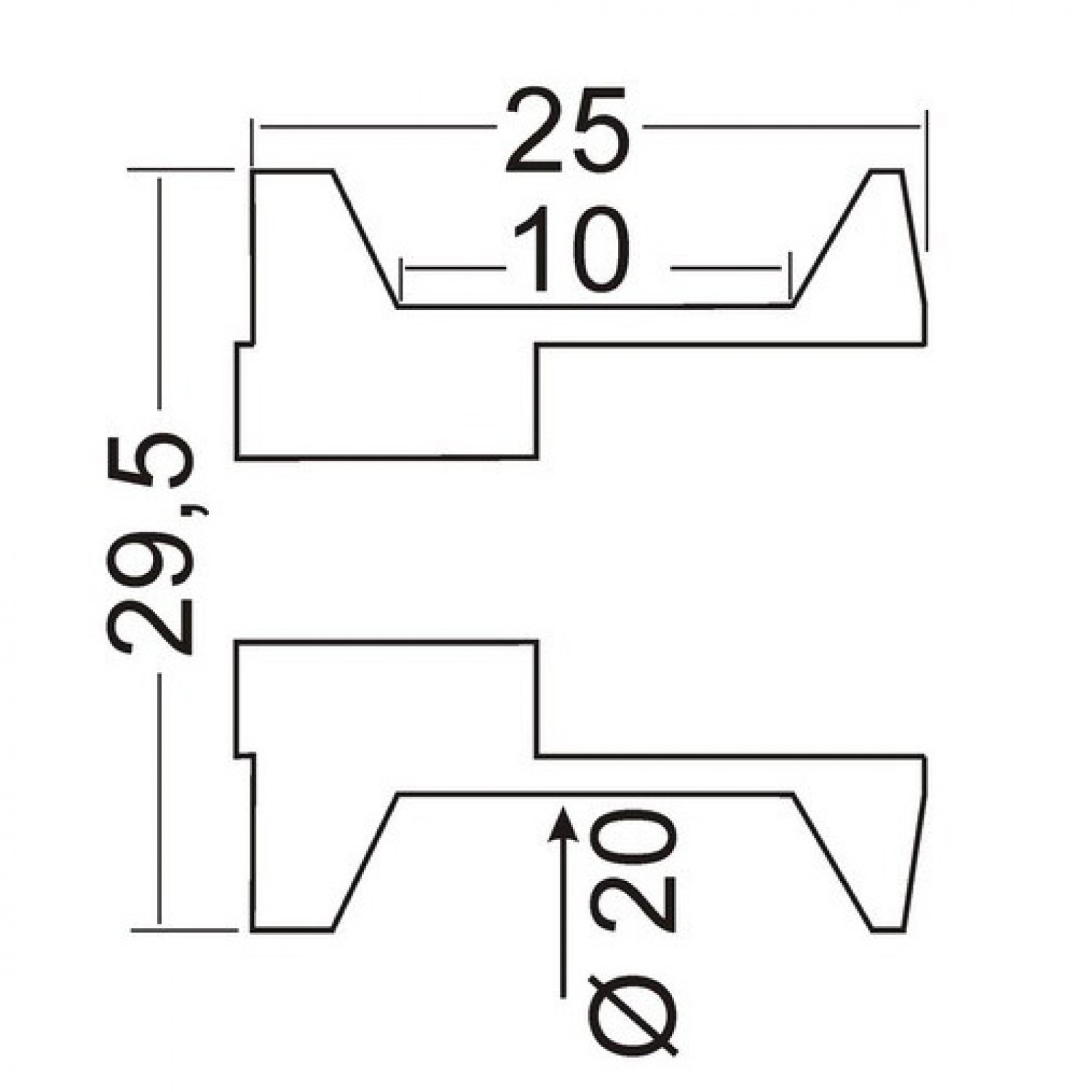 Diabolos support béquille 6 mm GSG MOTO aluminium - PAM RACING