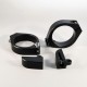 Supports de clignotants Highsider CNC Noir