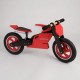 Draisienne bois Kiddimoto Superbike Rouge