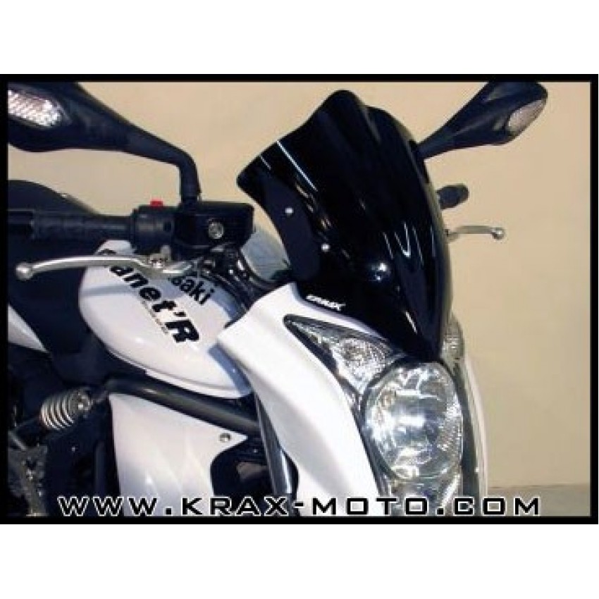 Saute-vent Bulle Double Galbe Ermax - Pour Kawasaki ER6/ER-6 N 2006-2008 - Diamètre 26 Cm - Neuf