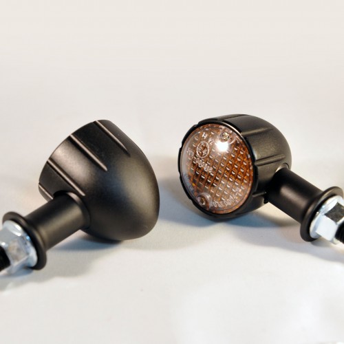 Clignotants HIGHSIDER Smart ARIZONA ALU - Noir Court