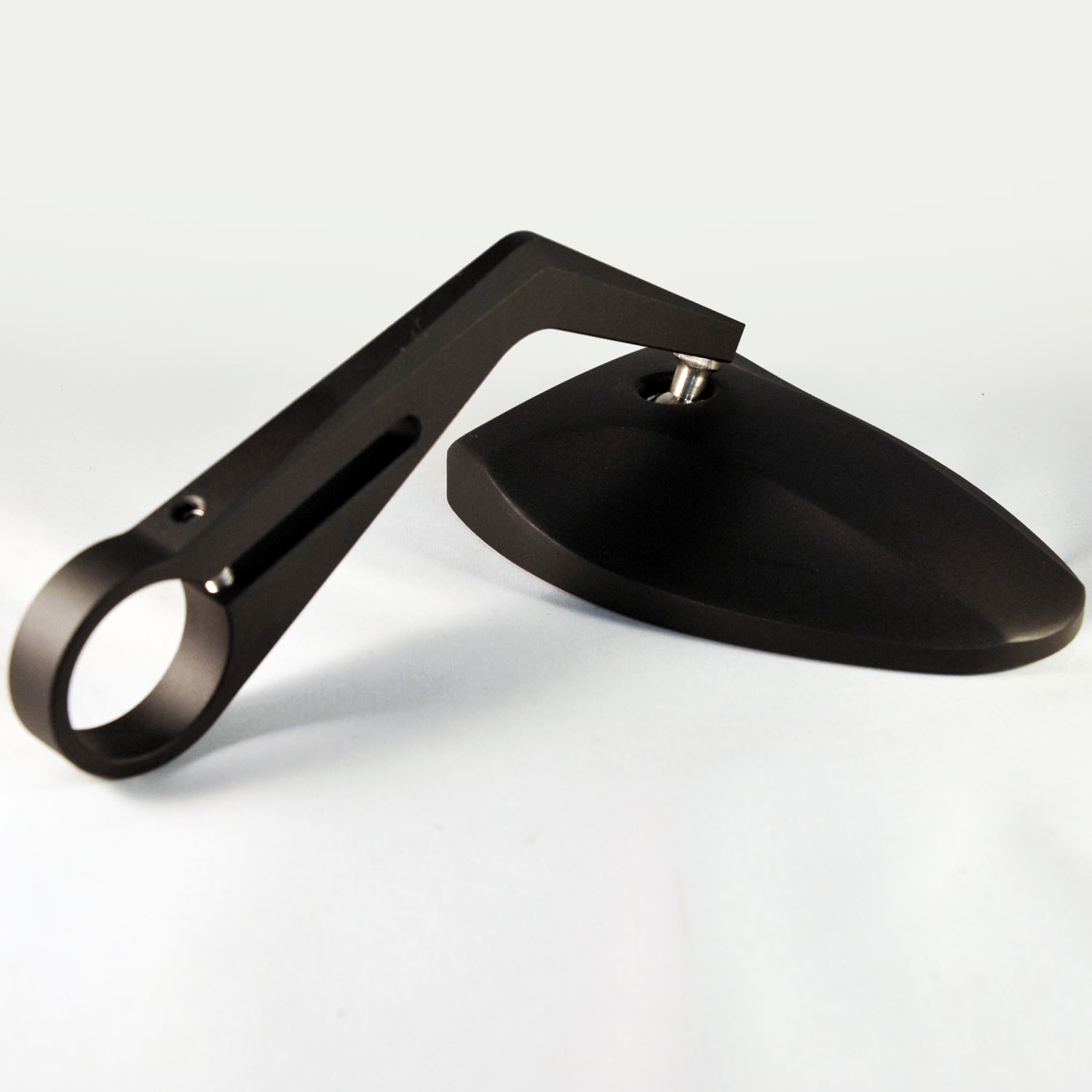 2 Rétroviseurs CNC Pour Triumph Street Triple – En Aluminium Noir, Fixation Inox