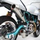 Ligne Zard 2 en 2 inox homologuée - Classic 1000/Smart - Ducati