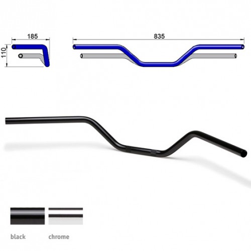 Guidon LSL Flat Track Type L14 22mm - 835mm