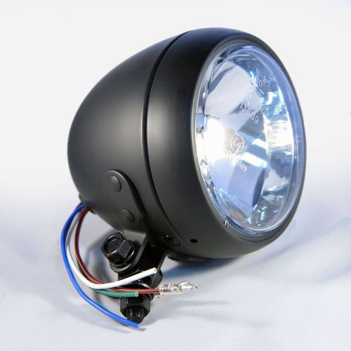 Phare à leds 53/4 Highsider Pecos Type 7 noir fixation inférieure