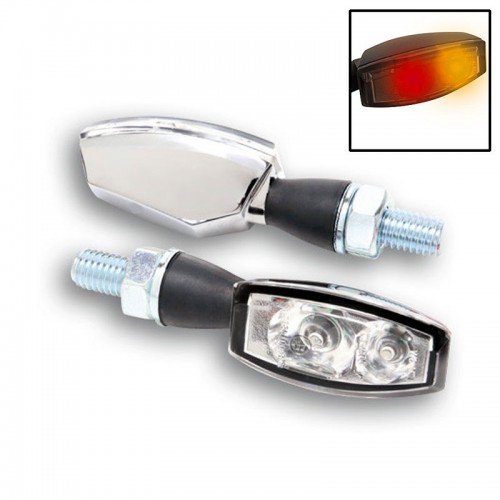 Clignotants / Feux à leds Highsider Blaze Chrome