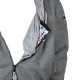 Hoodie zippé Harisson Patriot avec protections moto homologuées