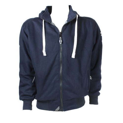 Destockage - Hoodie Harisson Patriot homologué moto Bleu taille S