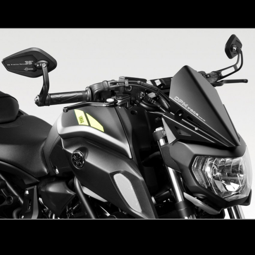 Retro Embout De Guidon Mt 07 Rétroviseurs embout de guidon DePrettoMoto "Revenge" - MT-07 2018 - Yamaha