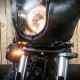 Clignotants de fourche à leds Heinz-Bike ZC-Line Classic Argent