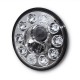 Insert de phare à leds 7" Highsider Typ.1 Chrome