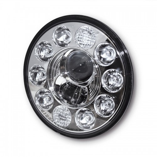 Insert de phare à leds 7" Highsider Type 1 Chrome