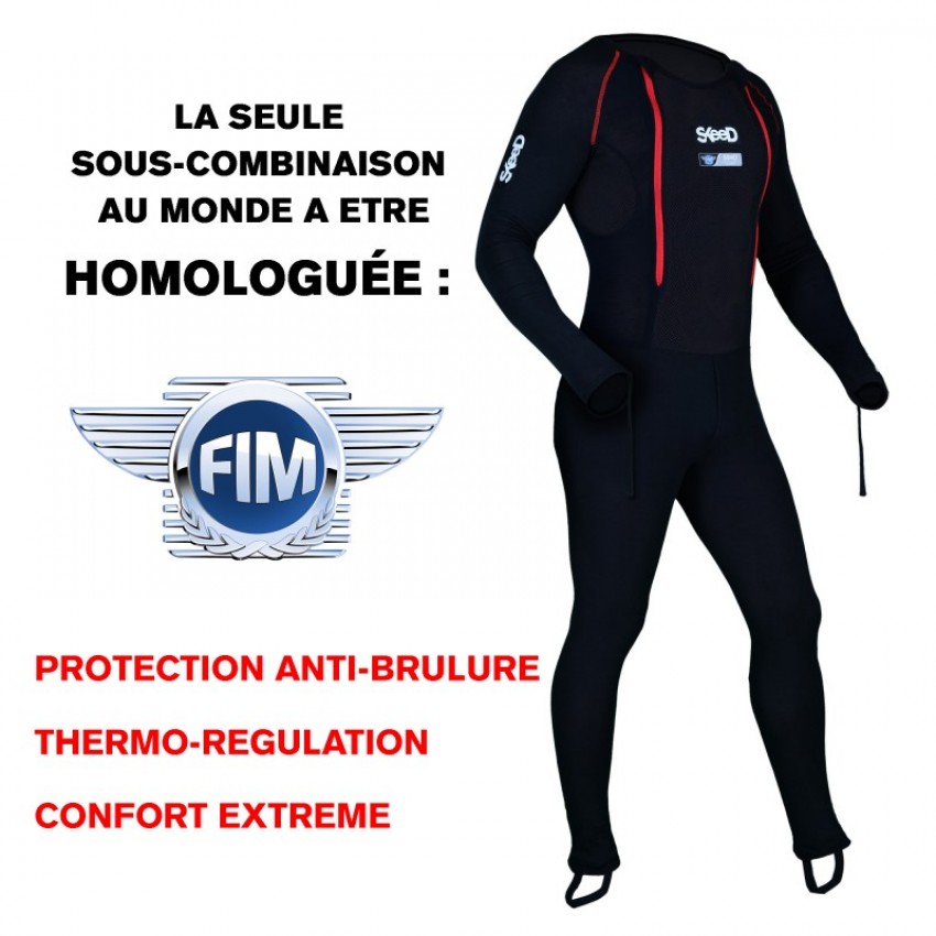 Sous combinaison Skeed Moto-Racer Air2 homologuée FIM