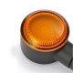 Clignotants à leds Daytona D-Light SOL Noir-Orange