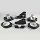 Supports de phare Highsider Extend alu CNC entièrement réglables