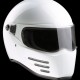 Casque Bandit Helmets Fighter Blanc Homologué