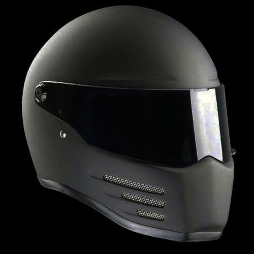 Casque Bandit Helmets Fighter Noir mat Homologué