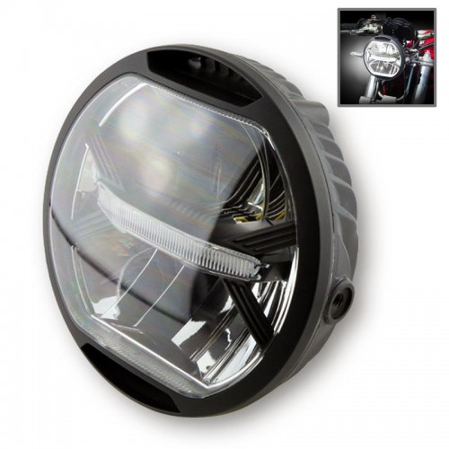 Phare moto LED 7 pouces Homologué - REMMOTORCYCLE