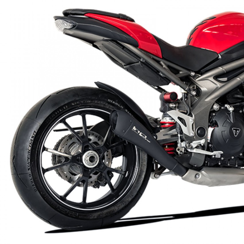 Silencieux HP Corse Hydroform Noir - Speed Triple 2016+ - Triumph