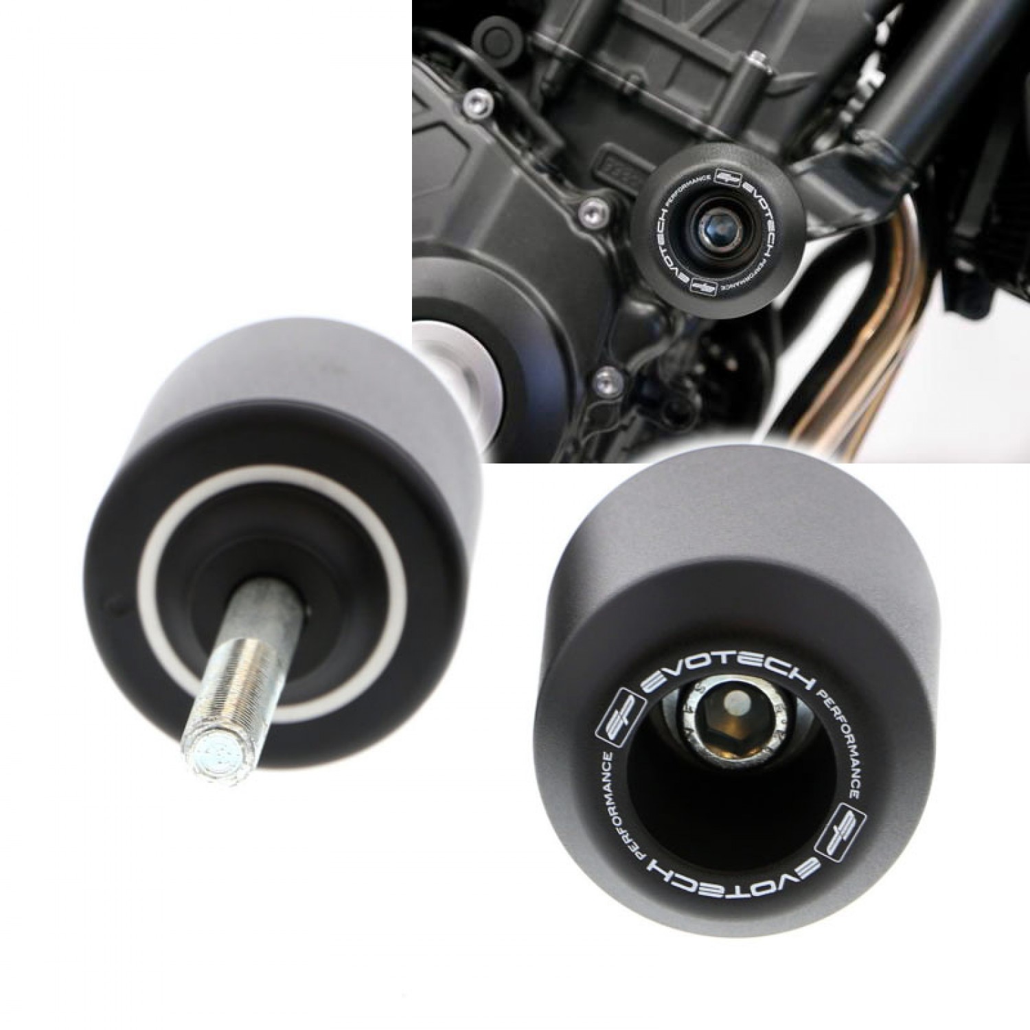 Tampons CB1000 R 08-16 Paire de tampons de Protection Moteur roulettes de Protections pour Honda CB1000 R 2008-2016 