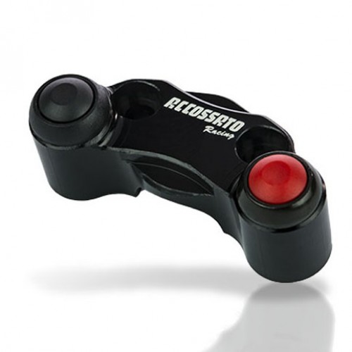 Commodo racing Accossato 2 boutons pour Brembo et Accossato