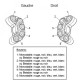 Commodo racing Accossato 5 boutons