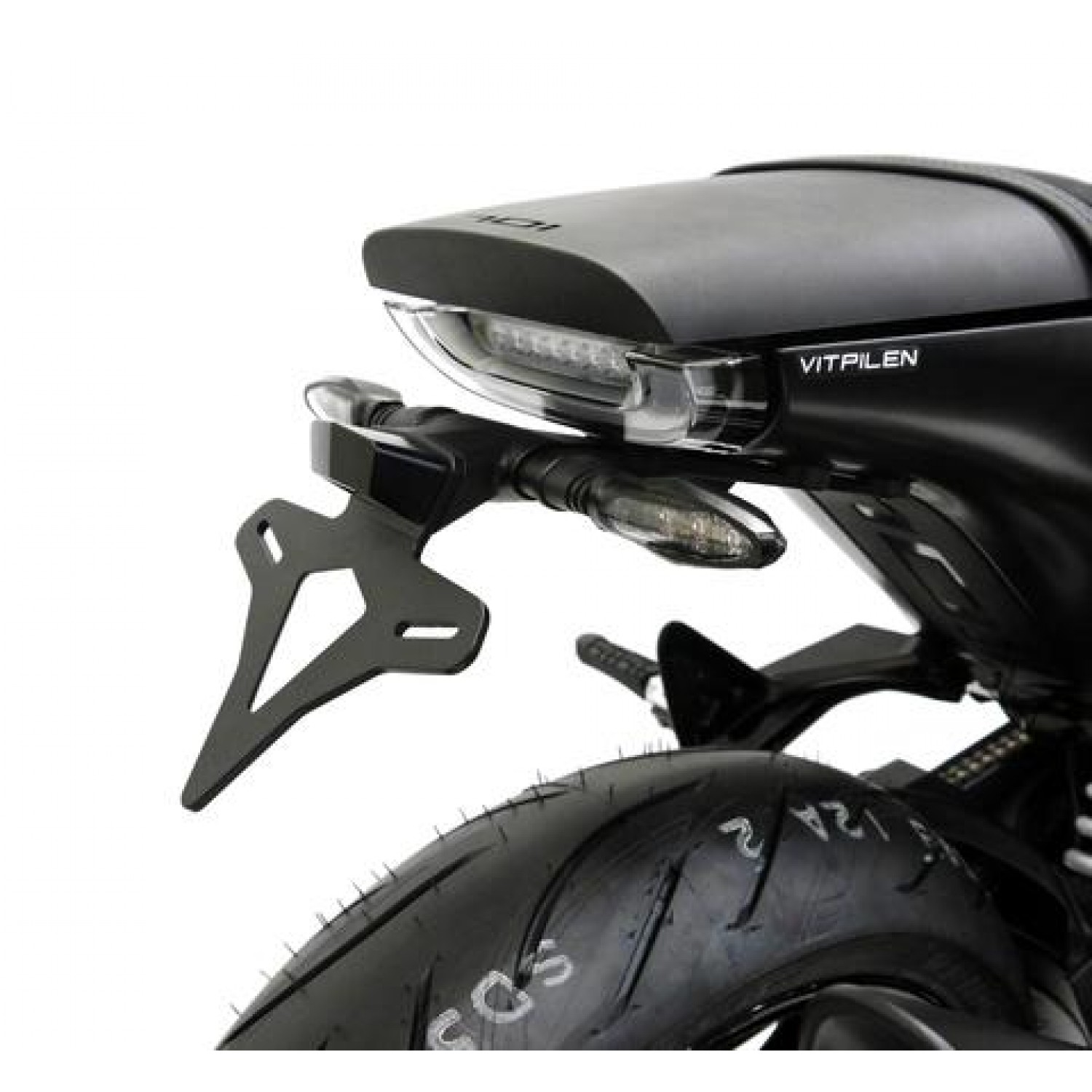 Support de plaque d'immatriculation moto Barracuda Vitpilen 701 - Plaque -  Accessoires - Moto & scooter