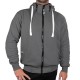 Sweater moto Harisson Patriot avec protections - Gris anthracite