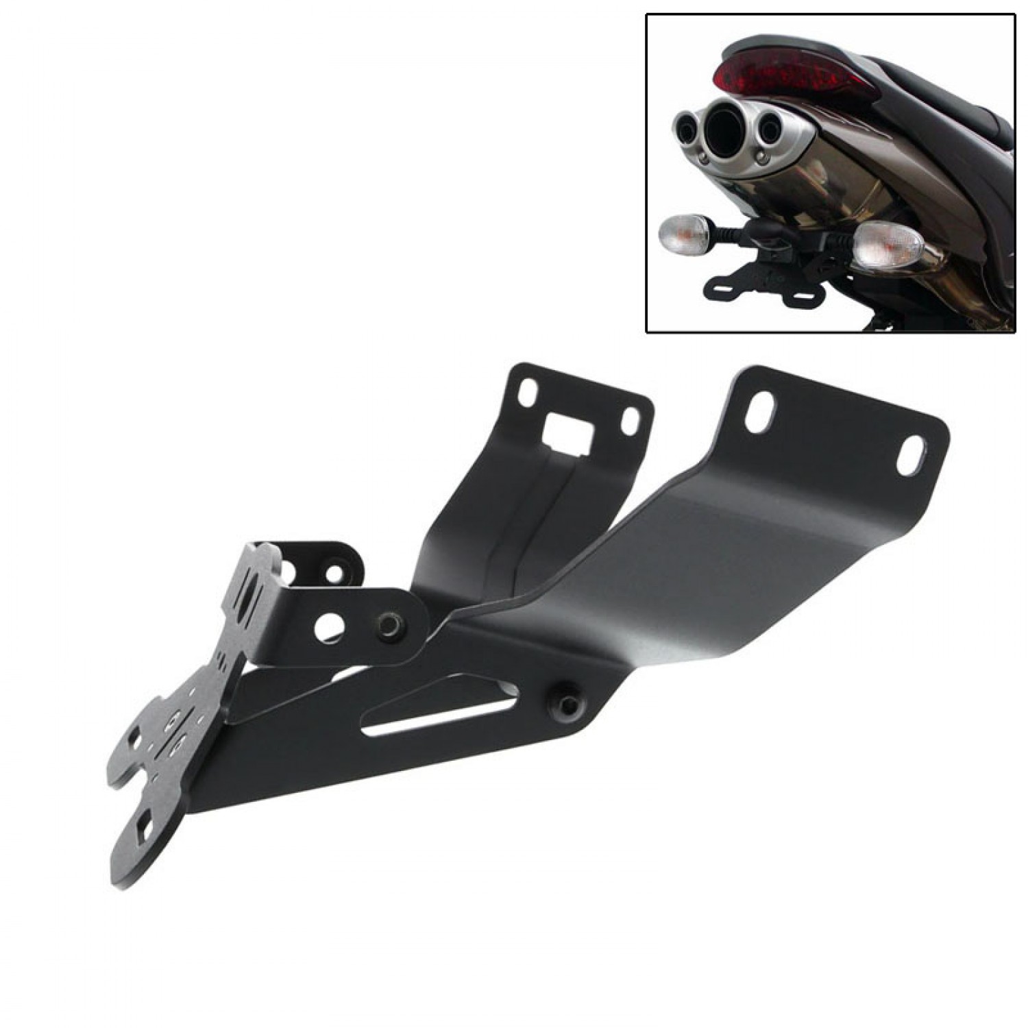 Support Plaque Moto Aluminium