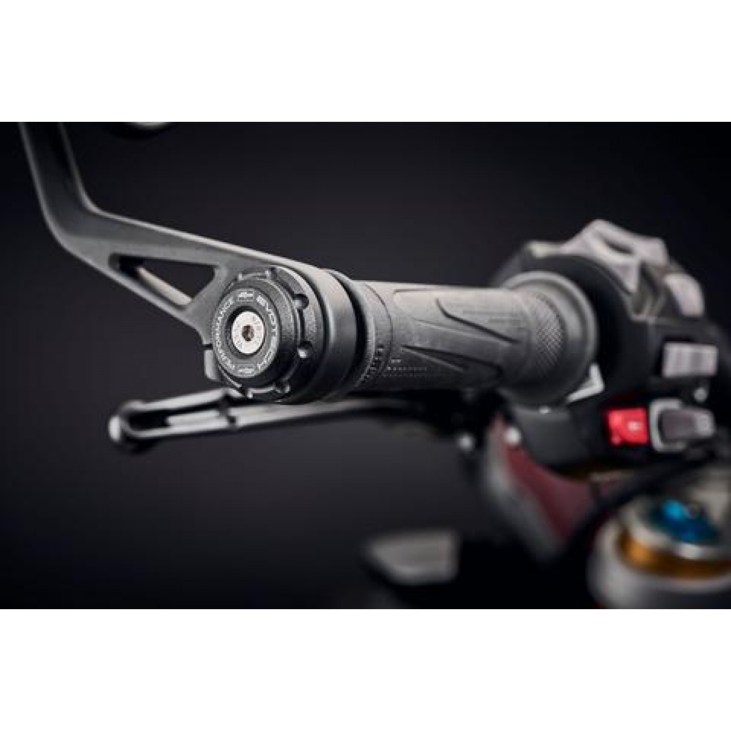 Embouts De Guidon Moto Triumph - Poids D'Extrémité Aluminium Pour Speed Triple, Daytona - Noir - 22 Mm