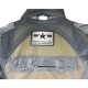 Sweater moto Harisson Patriot avec protections - Gris chiné