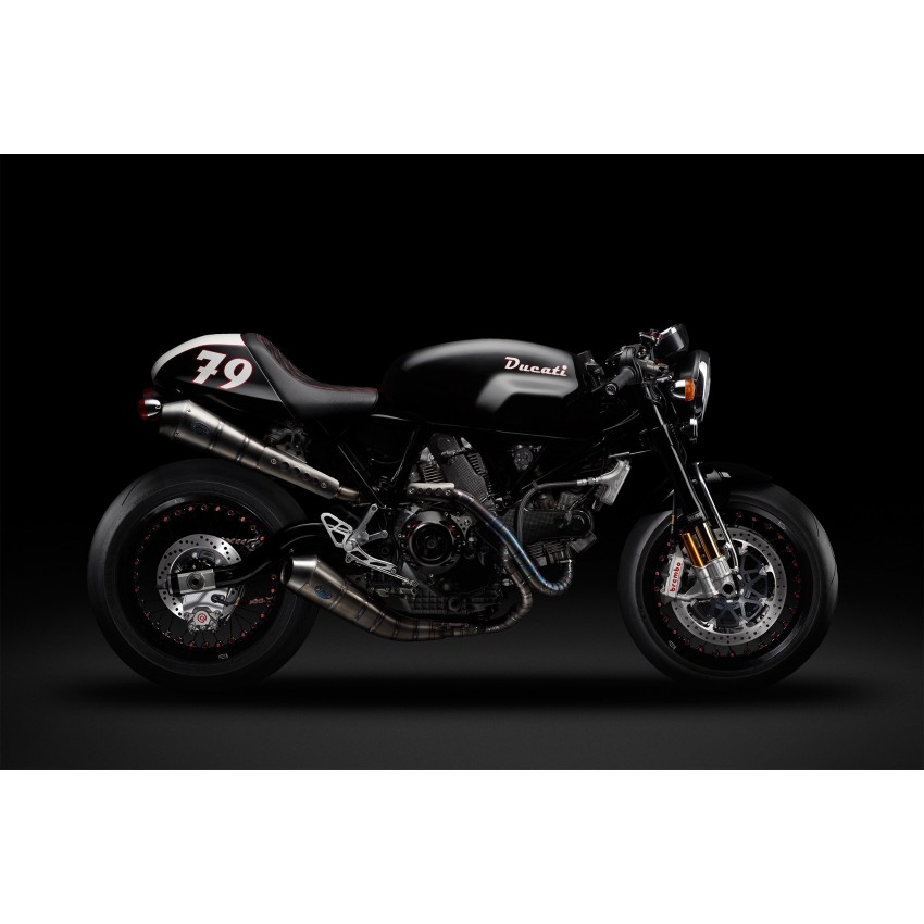 Ligne Zard 2 en 2 Titane Racing - Classic 1000/Smart - Ducati