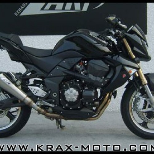 Pot d échappement Moto pour Kawasaki Z1000 2007 2008 2009 Tuyau d' échappement intermédiaire de Moto avec Silencieux de 51mm Amovible Escape  Silencieux echappement Moto (Color : F) : : Auto et Moto